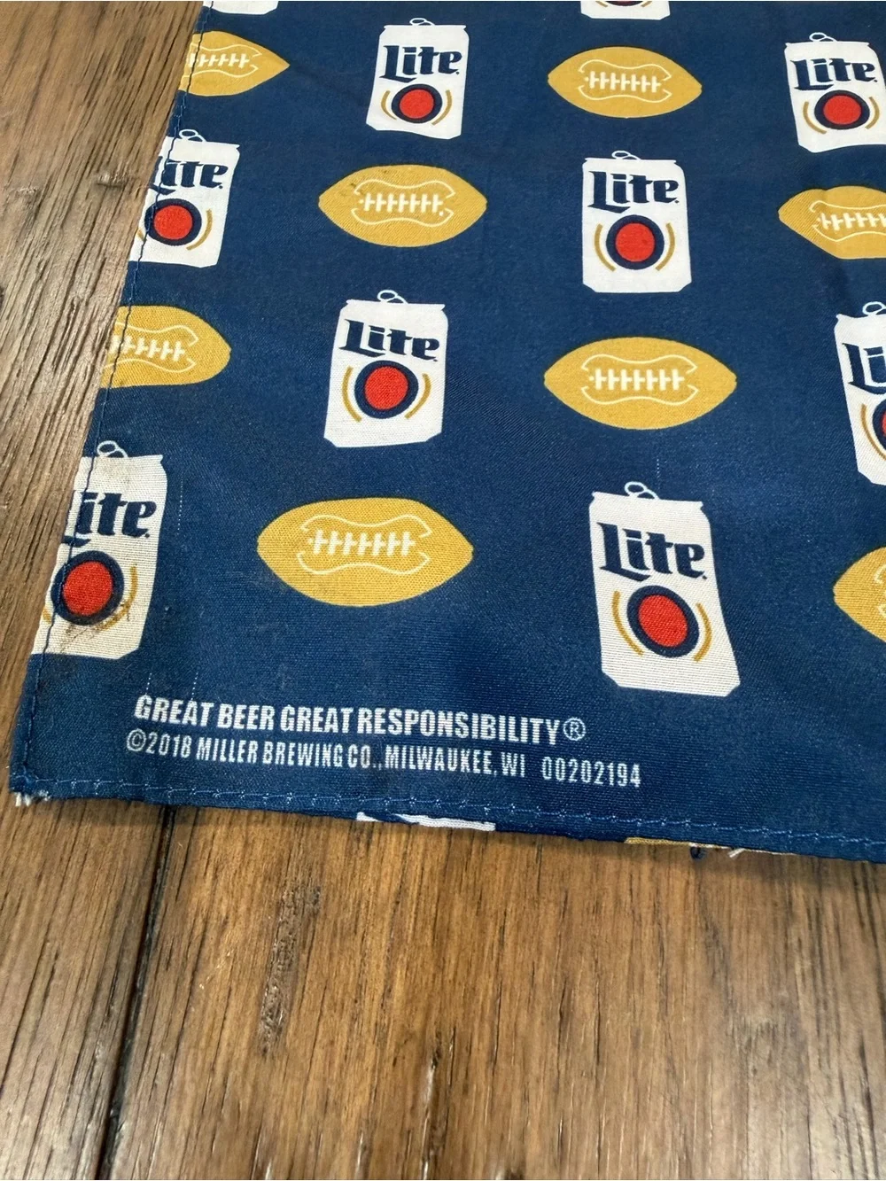 Miller Lite Navy Logo Bandana